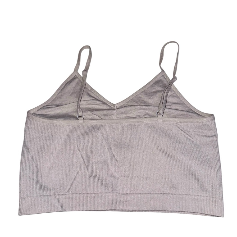 Primary Women's White Seamless V-Neck Bralette - Size XS - Picture 2 of 5